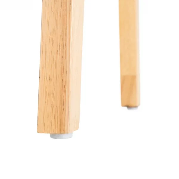 TABURETE NATURAL MADERA 45 X 46 X 94 CM - Imagen 11