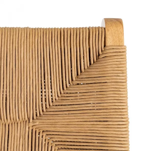 TABURETE NATURAL MADERA 45 X 46 X 106 CM - Imagen 9