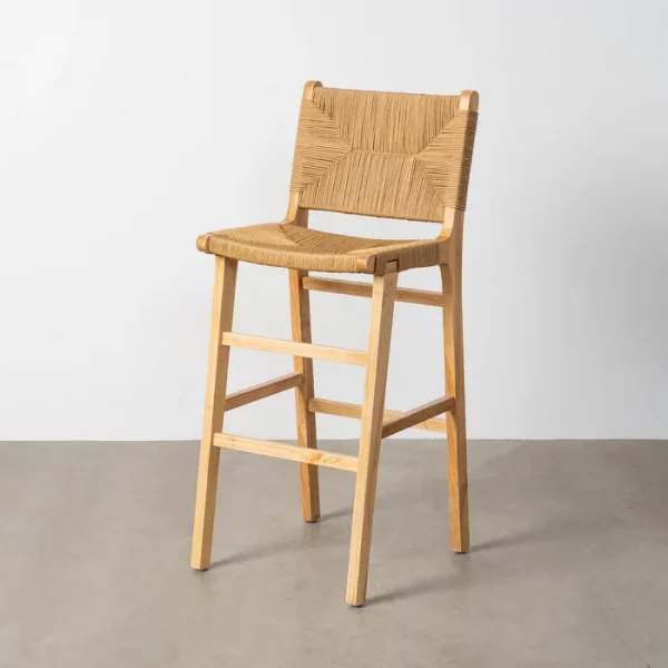 TABURETE NATURAL MADERA 45 X 46 X 106 CM