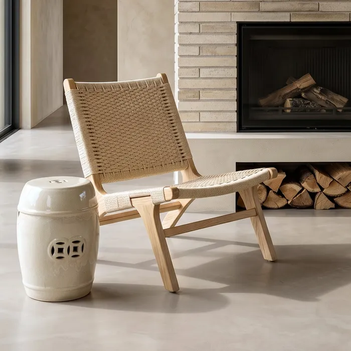 SILLA RELAX NATURAL MADERA 55 X 79 X 78 CM