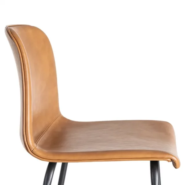 TABURETE CAMEL METAL / SIMIL PIEL 47 X 47 X 103 CM - Imagen 7