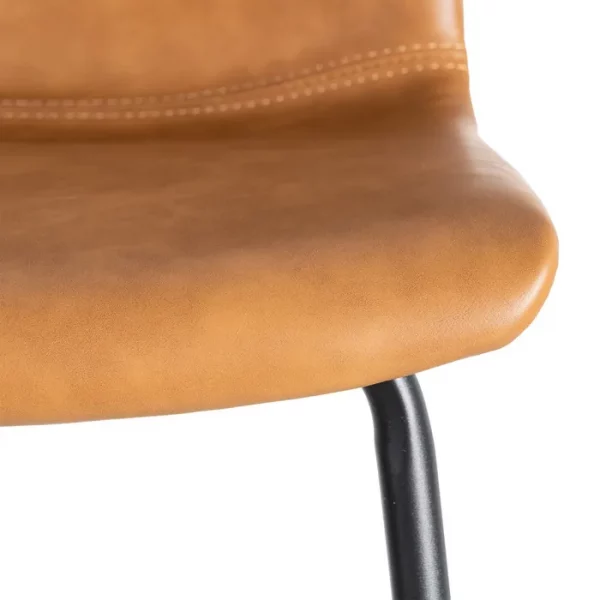 TABURETE CAMEL METAL / SIMIL PIEL 47 X 47 X 103 CM - Imagen 9
