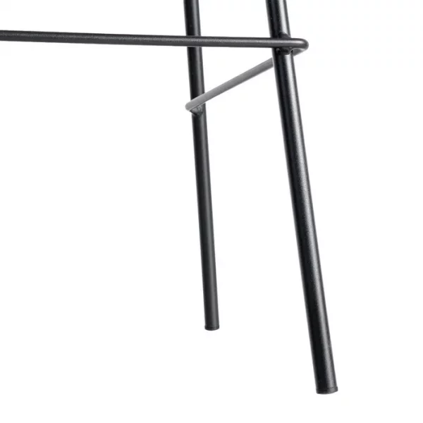 TABURETE NEGRO METAL / SIMIL PIEL 47 X 47 X 103 CM - Imagen 11