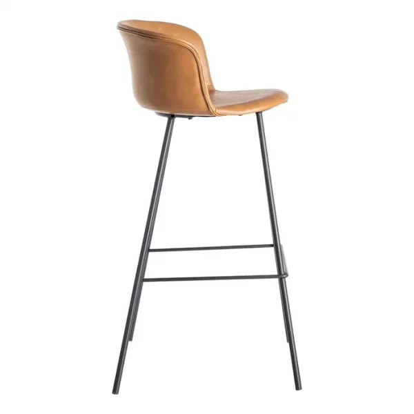 TABURETE CAMEL METAL / SIMIL PIEL 44,50 X 48,50 X 93,50 CM - Imagen 4