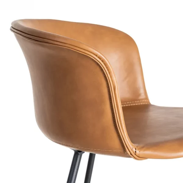 TABURETE CAMEL METAL / SIMIL PIEL 44,50 X 48,50 X 93,50 CM - Imagen 7