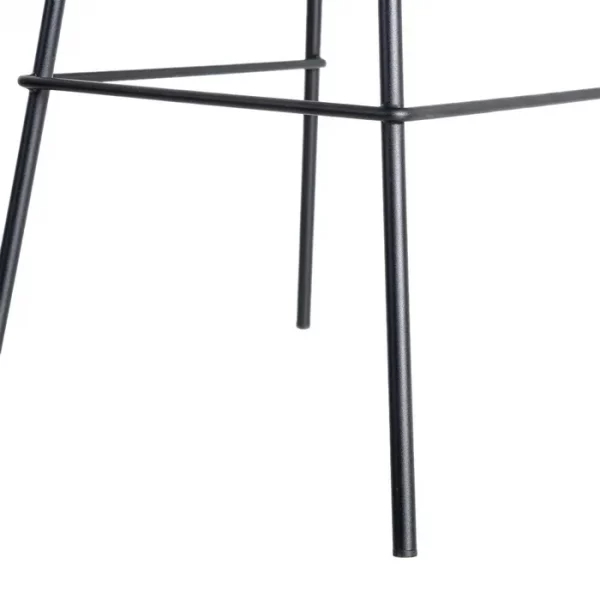 TABURETE MARRÓN METAL / SIMIL PIEL 44,50 X 48,50 X 93,50 CM - Imagen 11