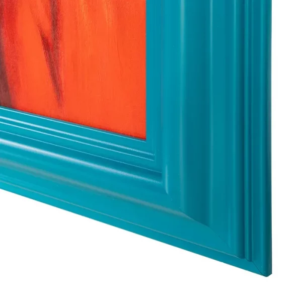PINTURA MUJER AZUL LIENZO DECORACIÓN 87 X 4,60 X 117 CM - Imagen 5