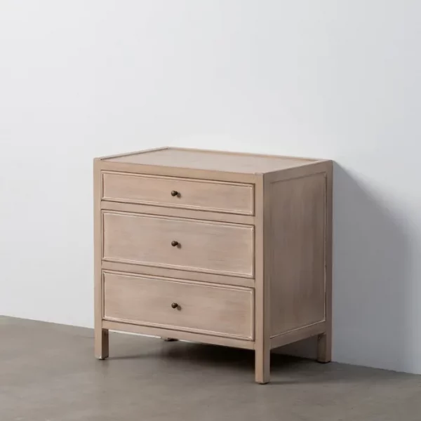 MESITA MARRÓN CLARO MADERA 65 X 40 X 65 CM