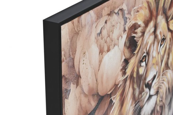 CUADRO LIENZO MDF 102X4X102 LEON ELEFANTE 2 SURT. - Imagen 2