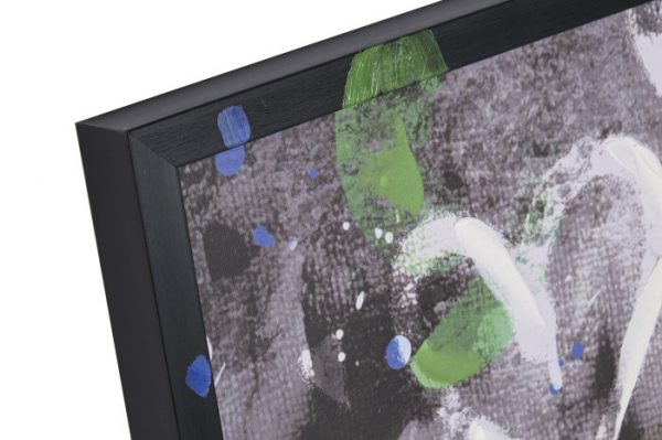 CUADRO LED LIENZO 83X3X123 MODERNO PINTADO MANO - Imagen 2