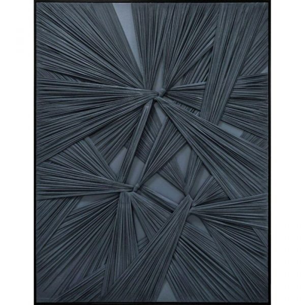 CUADRO POLIESTER PS 140X4,8X180 MODERNO 3D AZUL