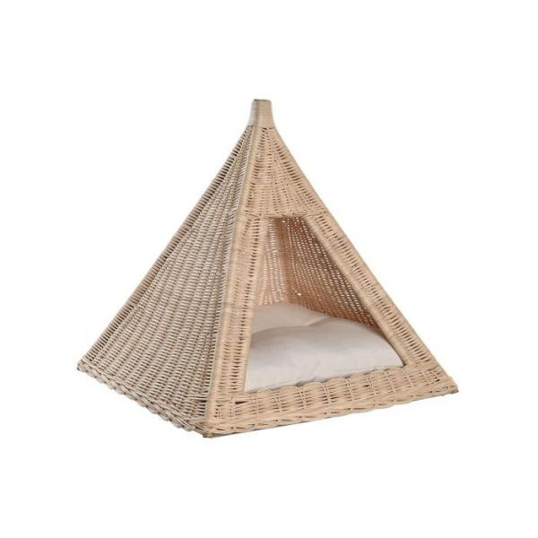 CAMA MASCOTA RATAN 45X45X45 NATURAL