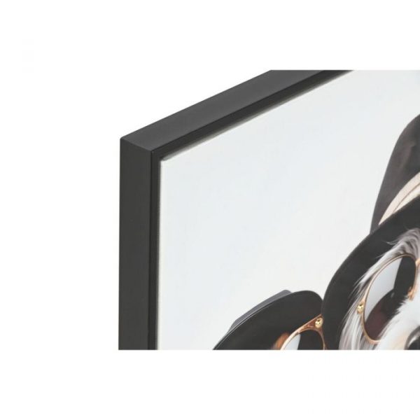 CUADRO LIENZO MDF 62X3X62 PERROS GAFAS 4 SURT. - Imagen 2