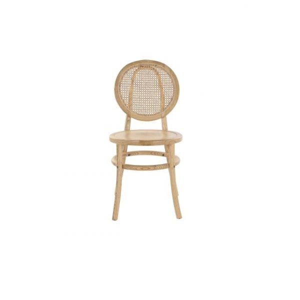 SILLA OLMO RATAN 43X43X89 REJILLA MARRON CLARO - Imagen 4