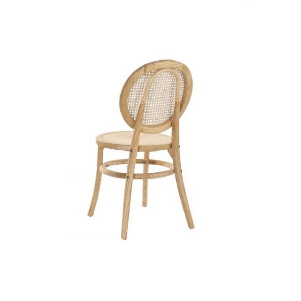 SILLA OLMO RATAN 43X43X89 REJILLA MARRON CLARO - Imagen 5