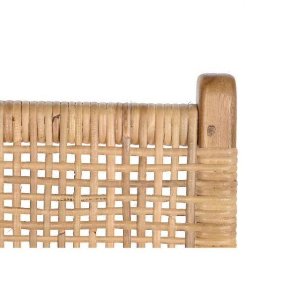 SILLA TECA RATAN 51X55X86 MARRON CLARO - Imagen 5