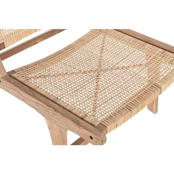 SILLA TECA RATAN 65X80X68 NATURAL - Imagen 4