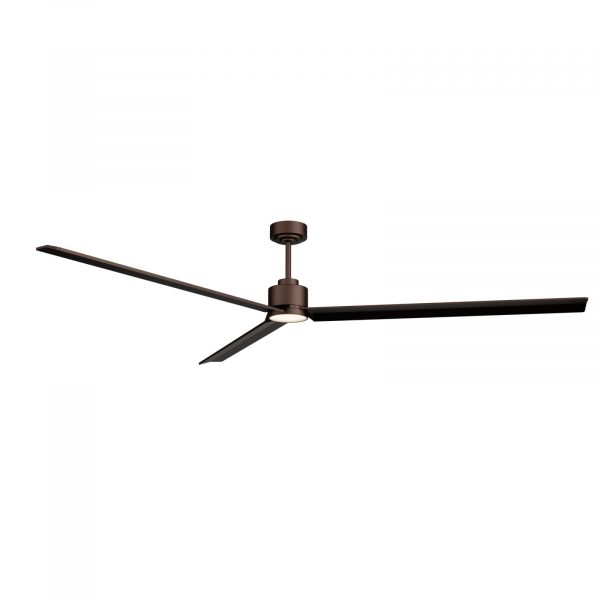 SULION ANNE XXL VENTILADOR LED MARRON OXIDO