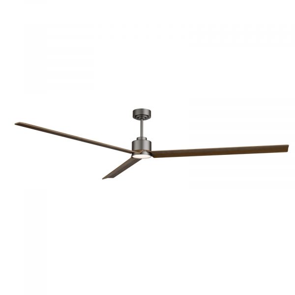 SULION ANNE XXL VENTILADOR LED GRAFITO MADERA