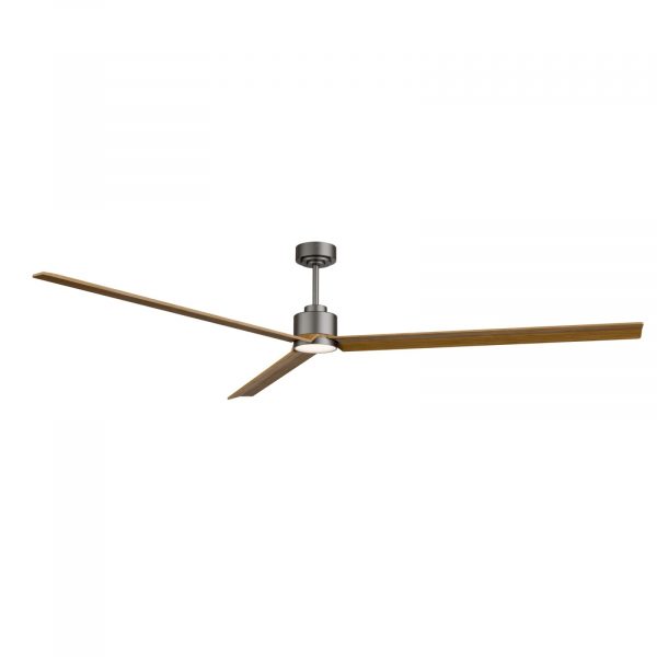 SULION ANNE XXL VENTILADOR LED GRAFITO MADERA