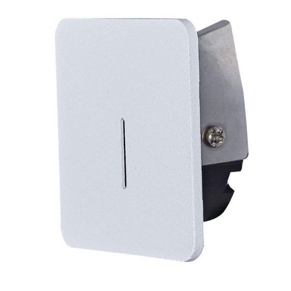 BAÑADOR PARED LED 3W 3000K SOTAVENTO CUADRADO BLANCO 9291 MANTRA