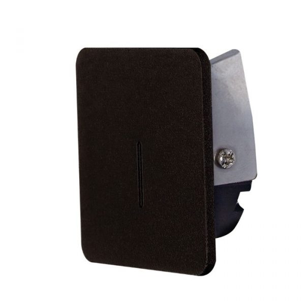 BAÑADOR PARED LED 3W 3000K SOTAVENTO CUADRADO NEGRO 9292 MANTRA