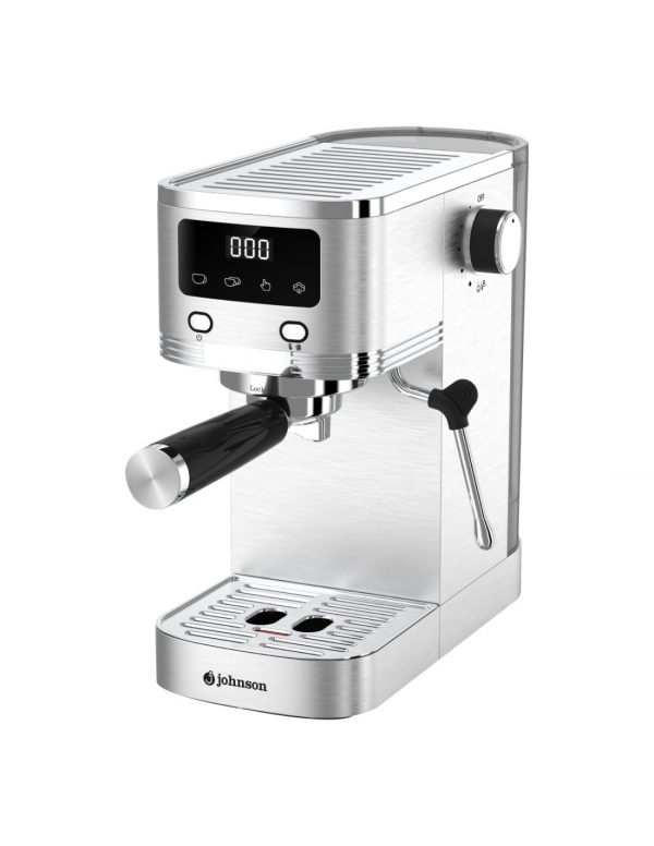 CAFETERA SEMIAUTOMATICA JOHNSON 1350W 20 BARES INOX - Imagen 2