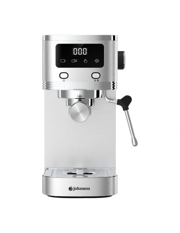 CAFETERA SEMIAUTOMATICA JOHNSON 1350W 20 BARES INOX