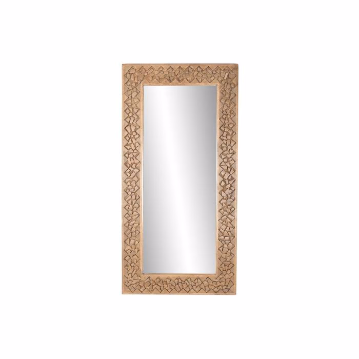 ESPEJO MANGO CRISTAL 91X5X183,5 TRONCOS 3D NATURAL