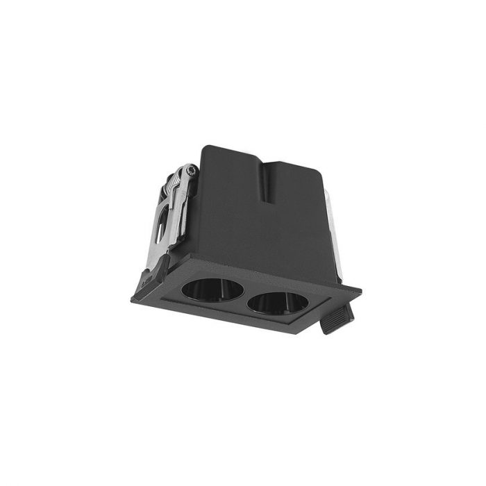 FOCO EMPOTRAR BLAU 2L 6W 3000K NEGRO 9129 MANTRA