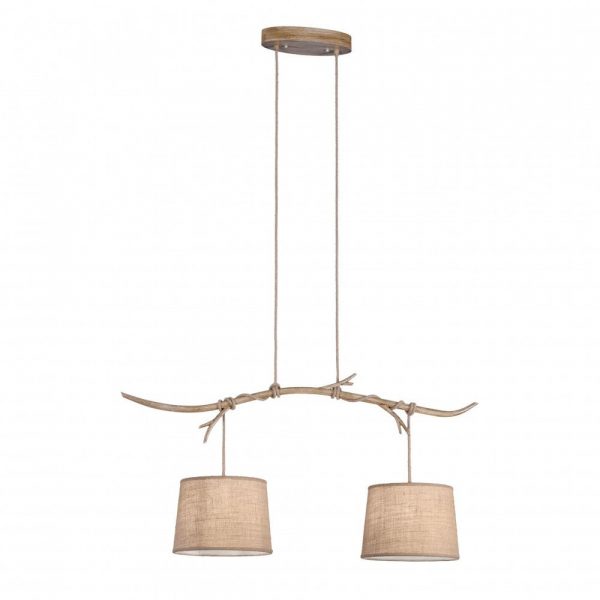 LAMPARA 2L LINEA SABINA MANTRA 6177