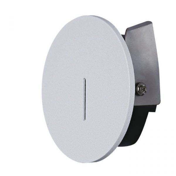 BAÑADOR PARED LED 3W 3000K SOTAVENTO REDONDO BLANCO 9289 MANTRA - Imagen 2