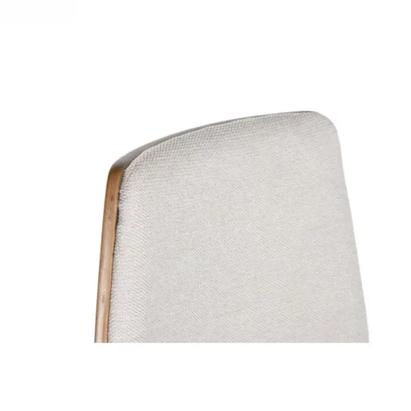 SILLA POLIESTER NOGAL 52X58,5X98 AJUSTABLE CROMADO - Imagen 5