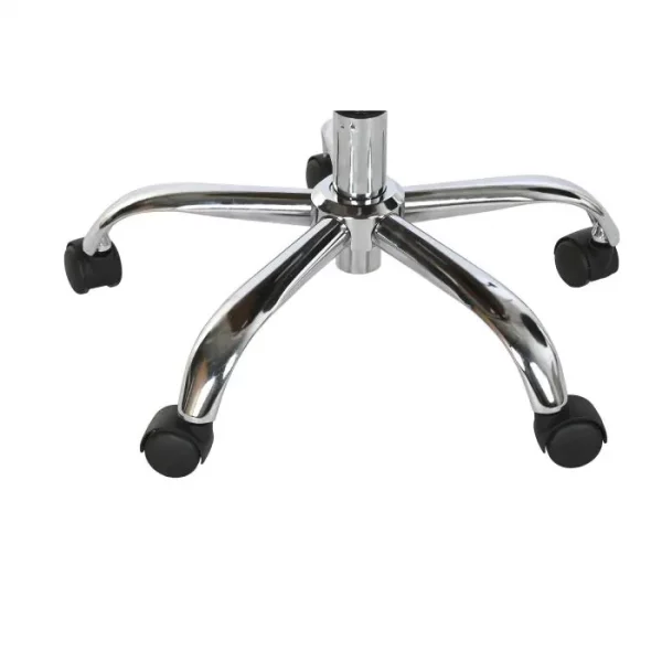 SILLA POLIESTER NOGAL 52X58,5X98 AJUSTABLE CROMADO - Imagen 4