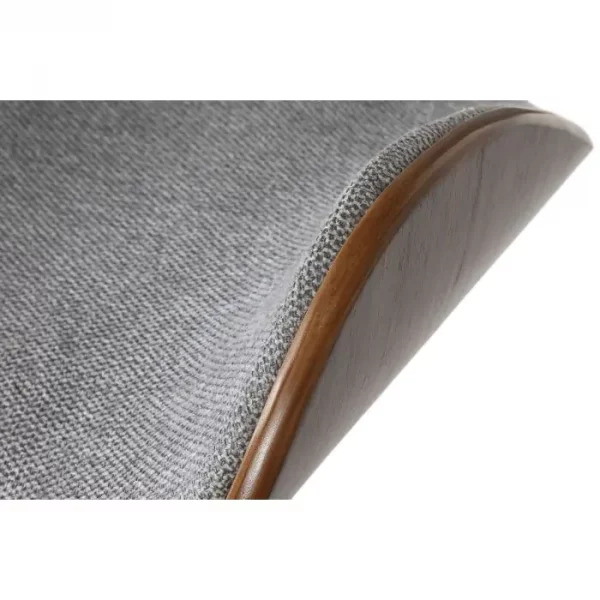 SILLA POLIESTER NOGAL 52X58,5X98 AJUSTABLE CROMADO - Imagen 7