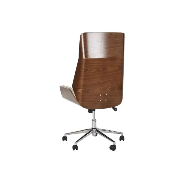 SILLA POLIESTER NOGAL 60X65,5X118 AJUSTABLE - Imagen 2