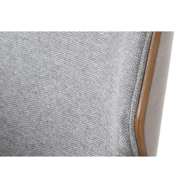 SILLA PU NOGAL 60X65,5X118 AJUSTABLE CROMADO GRIS - Imagen 7