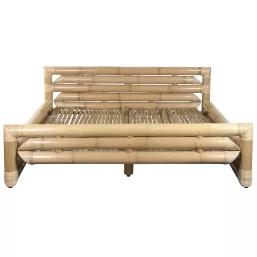 CAMA BAMBU RATAN 202,5X220X74 180x200 COLCHON
