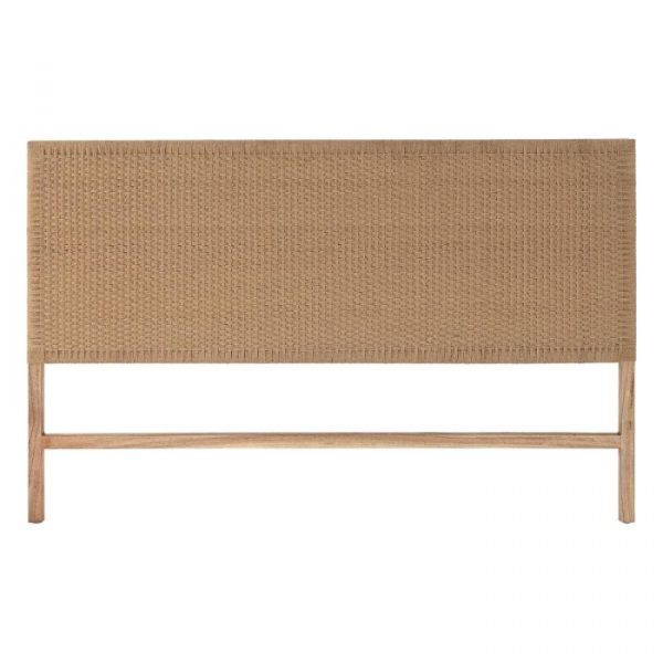CABECERO CAMA TECA FIBRA 165X5,5X105