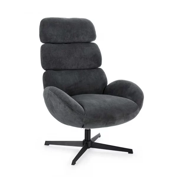 SILLÓN GIRATORIO VIOLANTE NEGRO