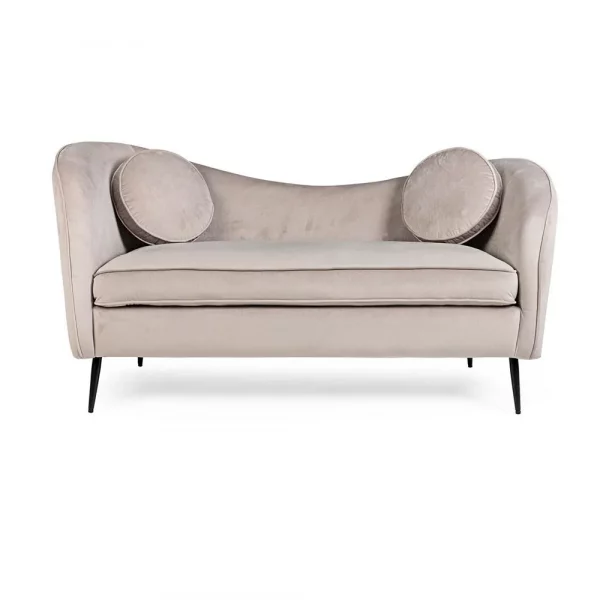 SOFÁ 2P CANDIS GRIS CLARO 163X71X80CM - Imagen 2