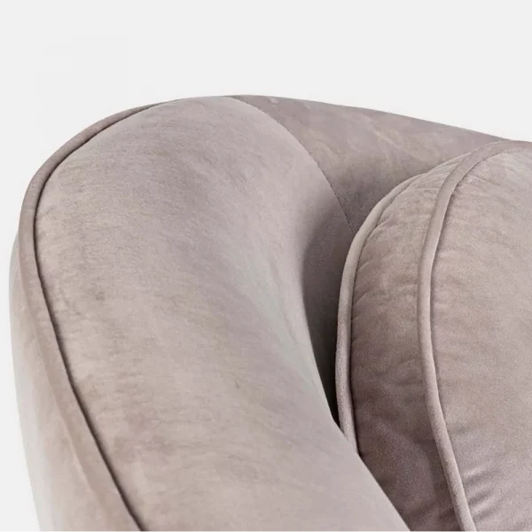 SOFÁ 2P CANDIS GRIS CLARO 163X71X80CM - Imagen 3