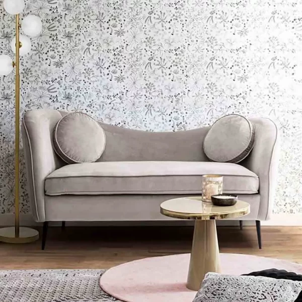 SOFÁ 2P CANDIS GRIS CLARO 163X71X80CM