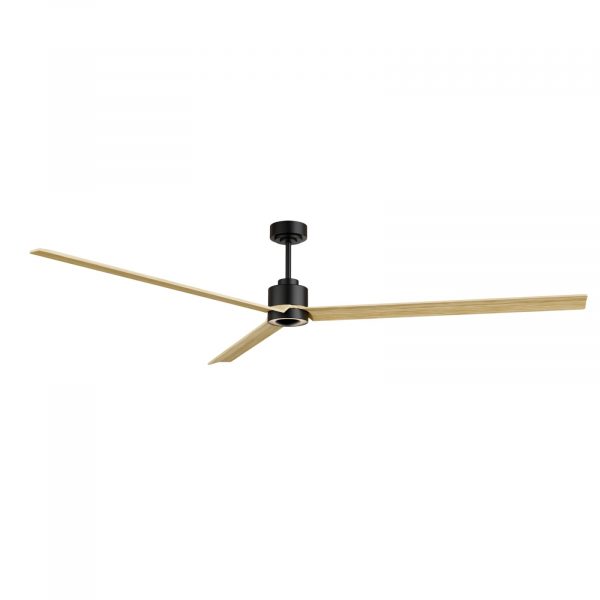 SULION ANNE XXL VENTILADOR LED NEGRO MADERA