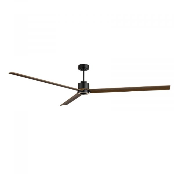 SULION ANNE XXL VENTILADOR LED NEGRO MADERA