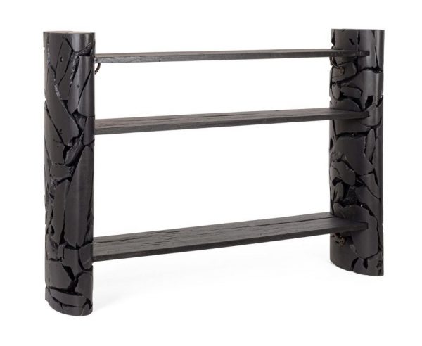 CONSOLA ARWOOD NEGRO 156X36CM