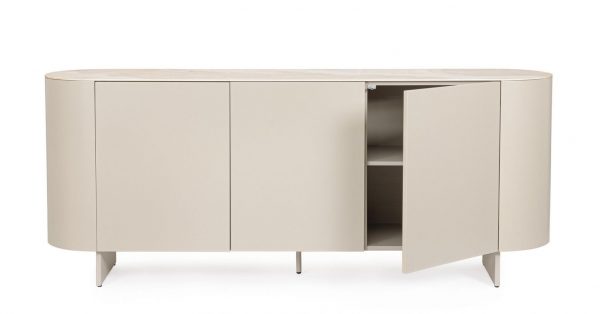 APARADOR 3P ARDIS BEIGE CLARO 200X45X81CM - Imagen 6