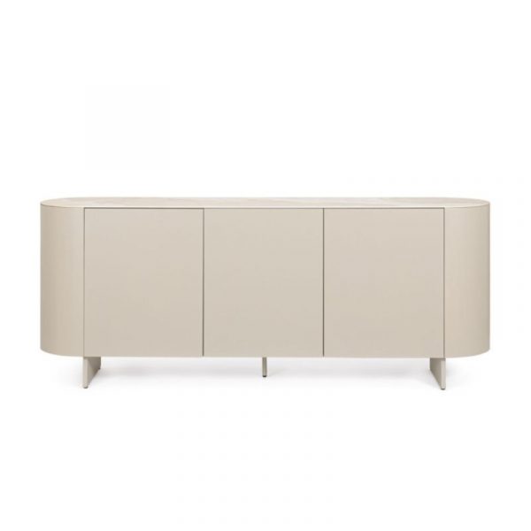 APARADOR 3P ARDIS BEIGE CLARO 200X45X81CM