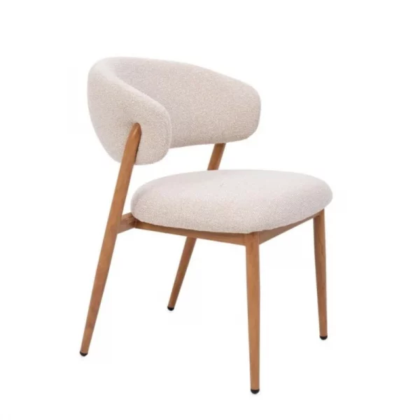 SILLA CASSANDRA NATURAL/LINO 62X57X80CM