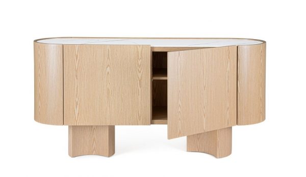 APARADOR 2P OTILIA OAK 160X45,5X80,5CM - Imagen 6